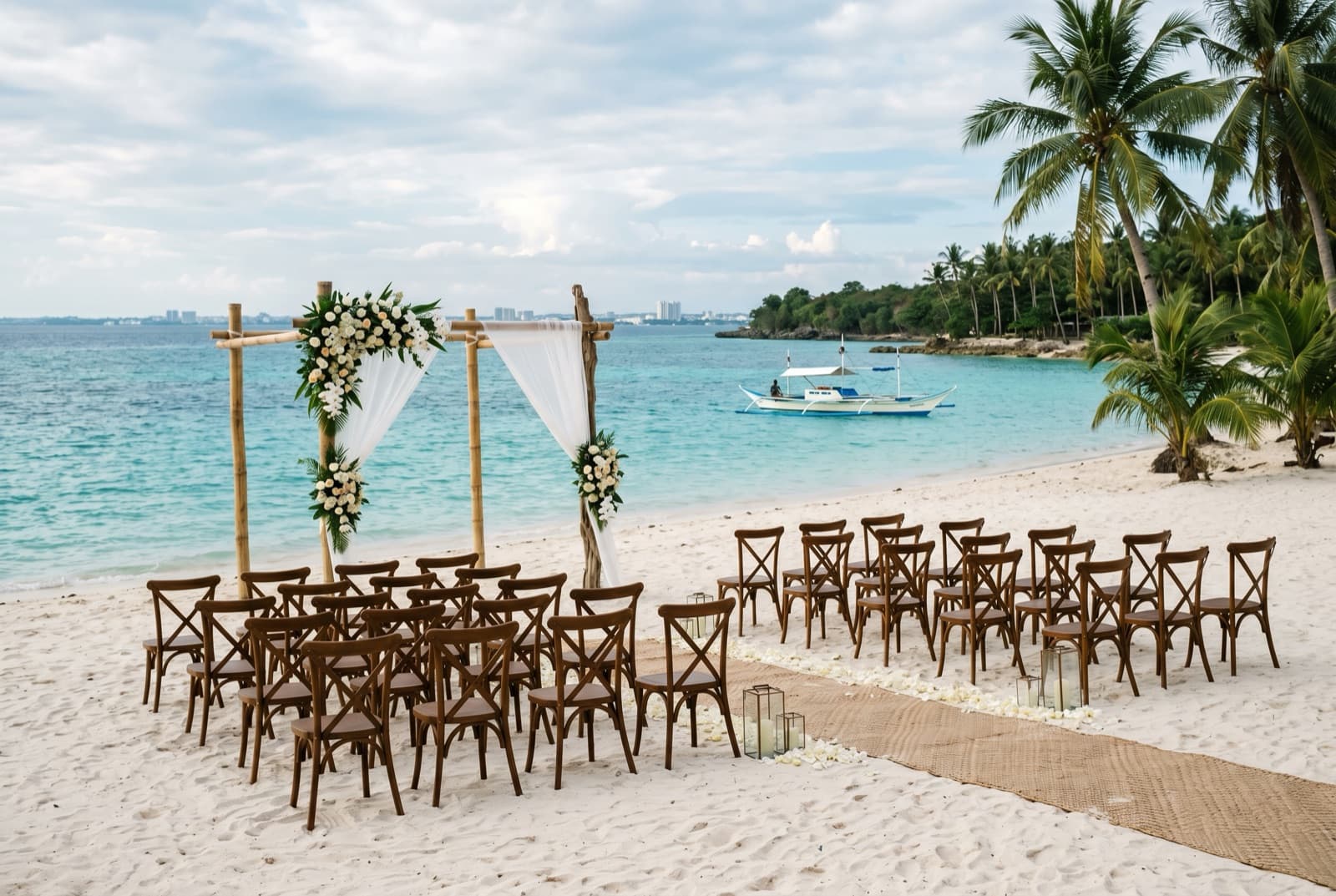 Beach wedding in Mactan, Cebu