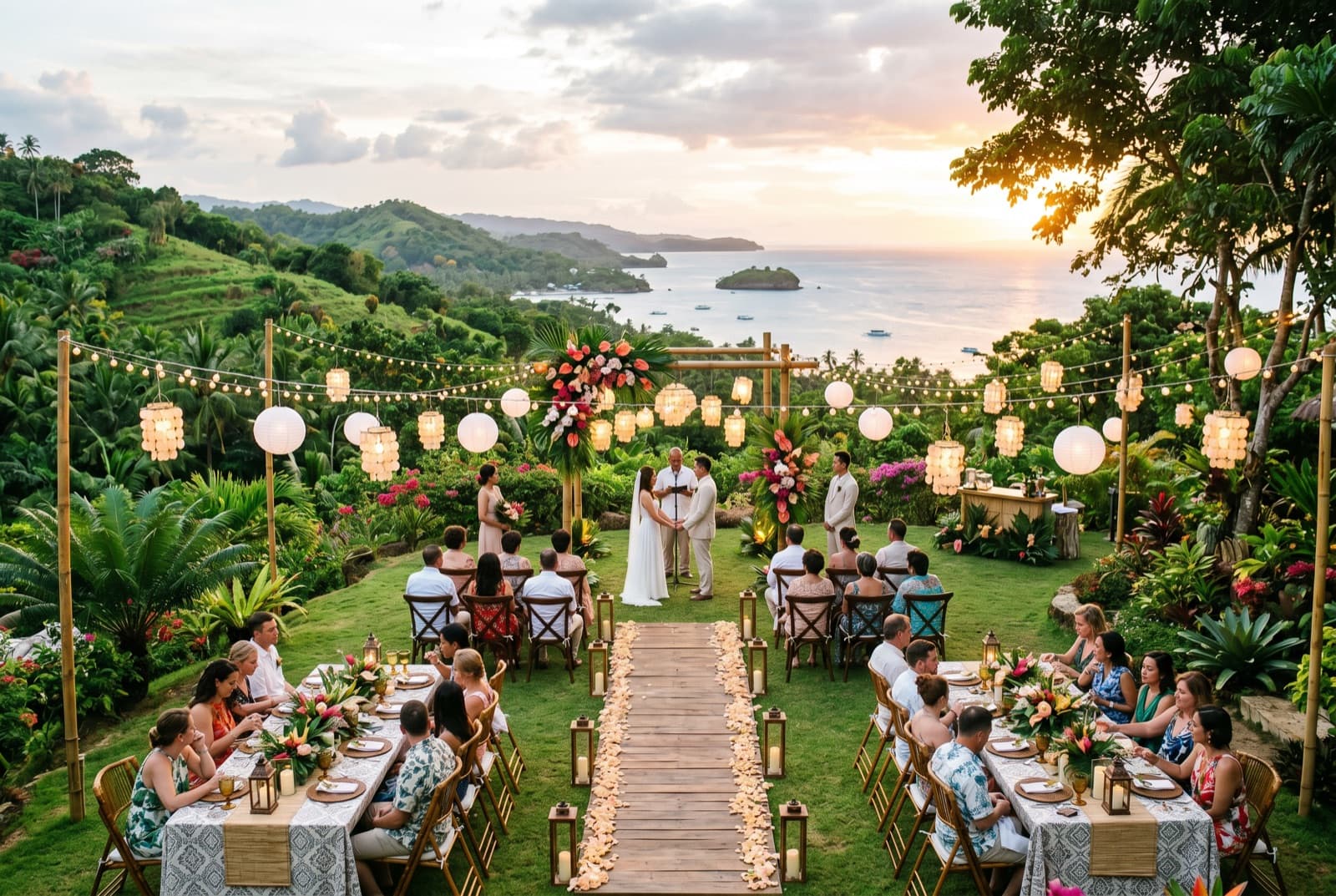 Garden wedding in Cebu